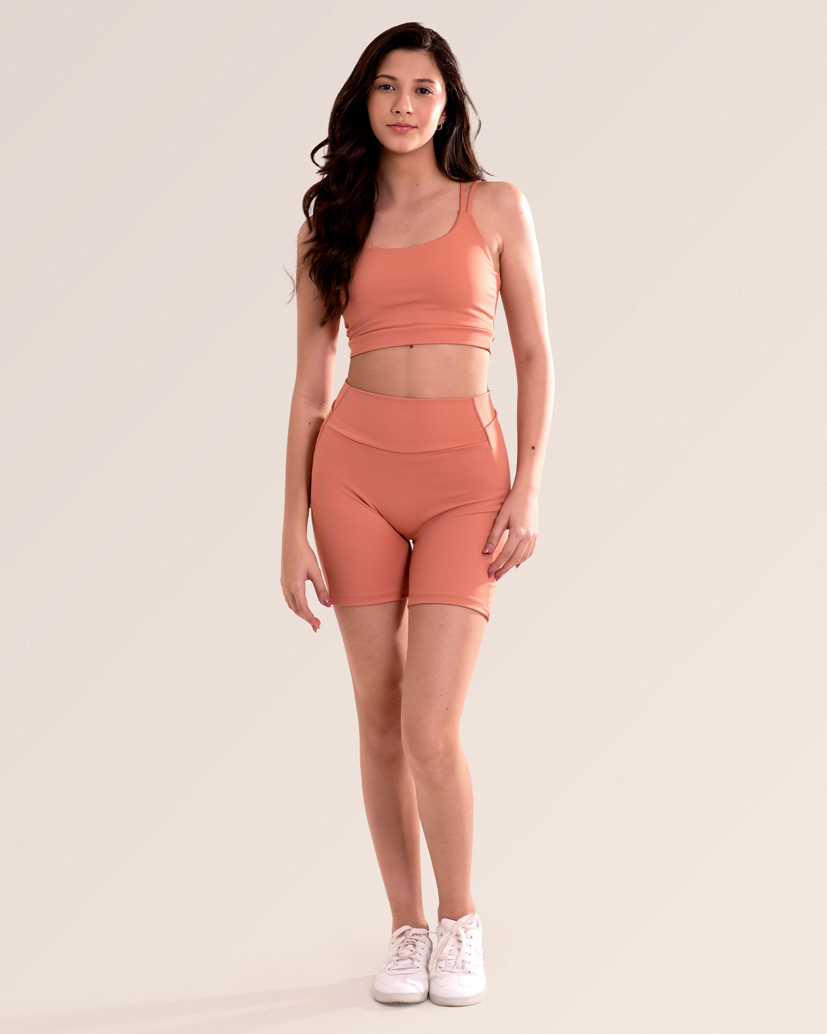 Short Legging Fitness Com Bolso Sem Costura No Gancho