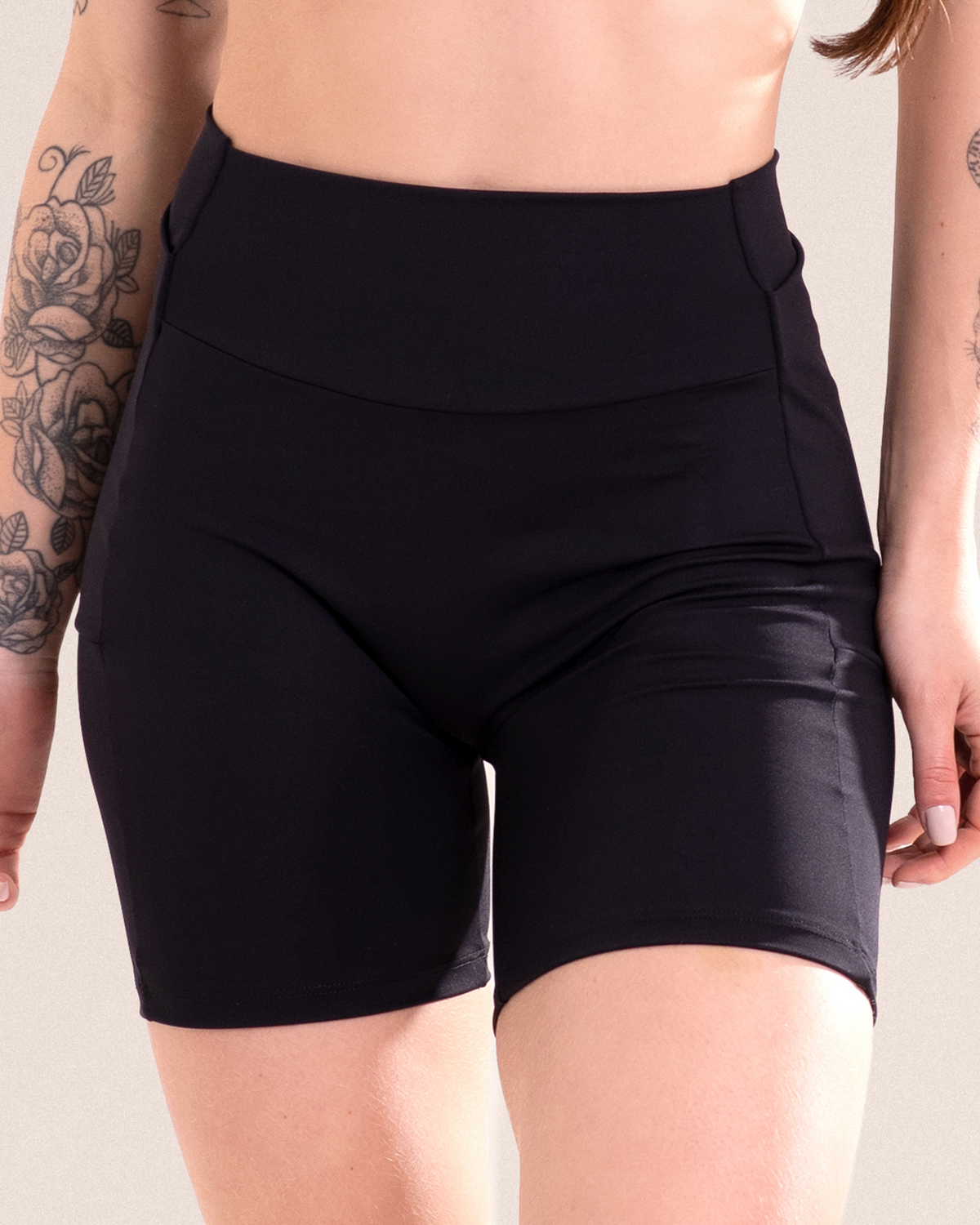Short Legging Fitness Com Bolso Sem Costura No Gancho
