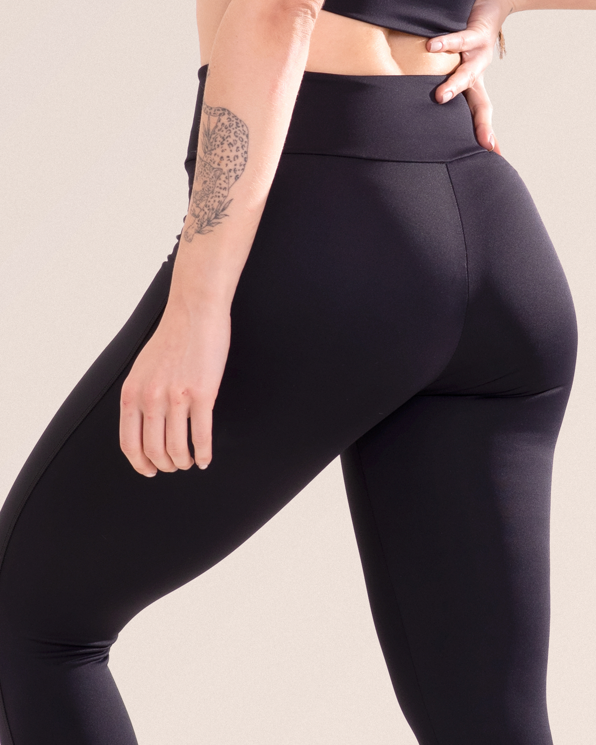 Calça Legging Fitness Sem Costura No Gancho