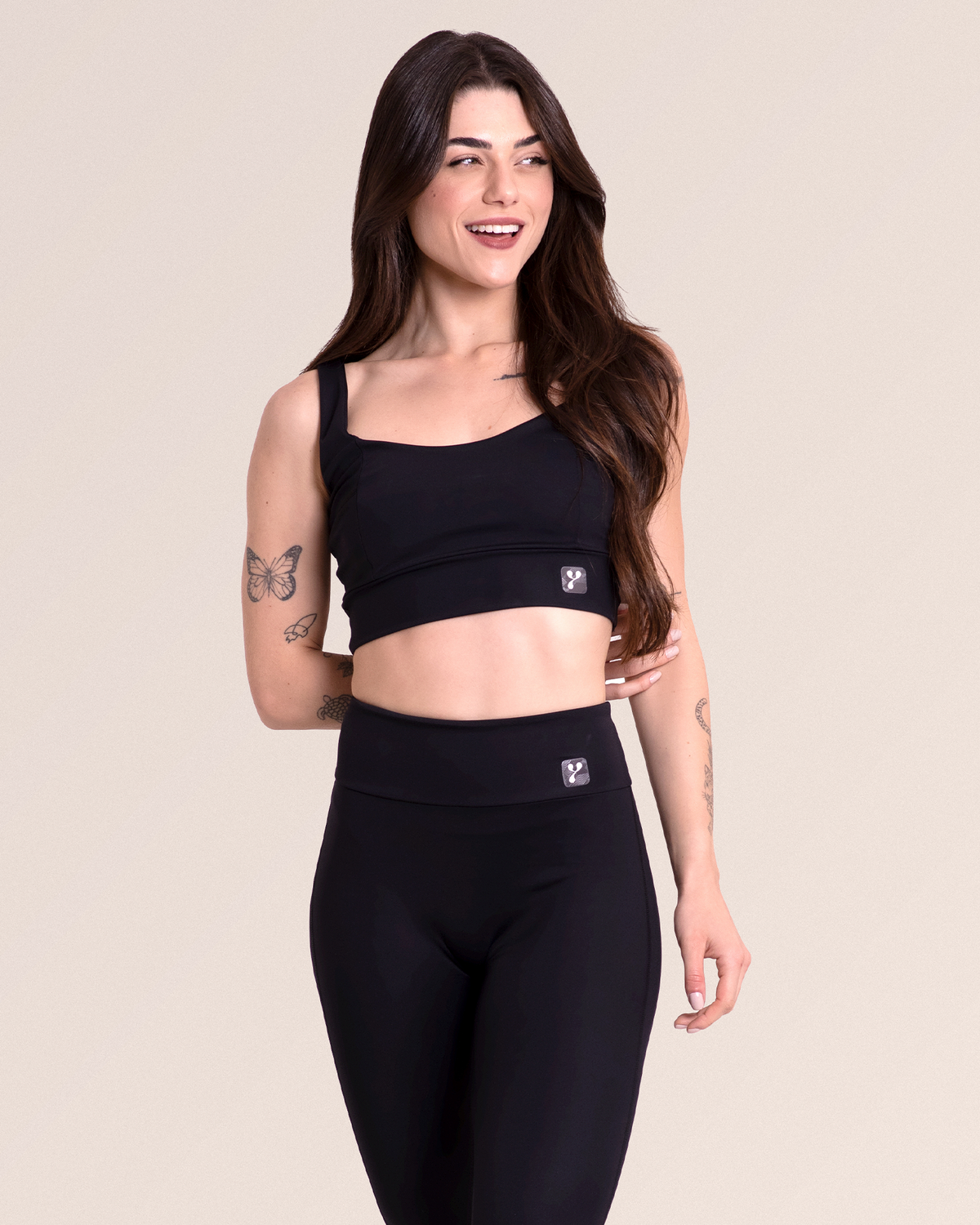 Calça Legging Fitness Sem Costura No Gancho