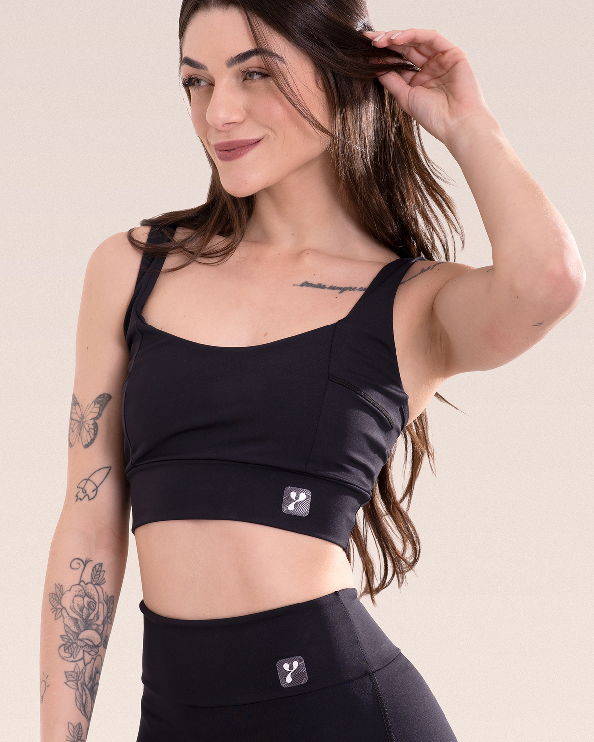 Calça Legging Fitness Sem Costura No Gancho