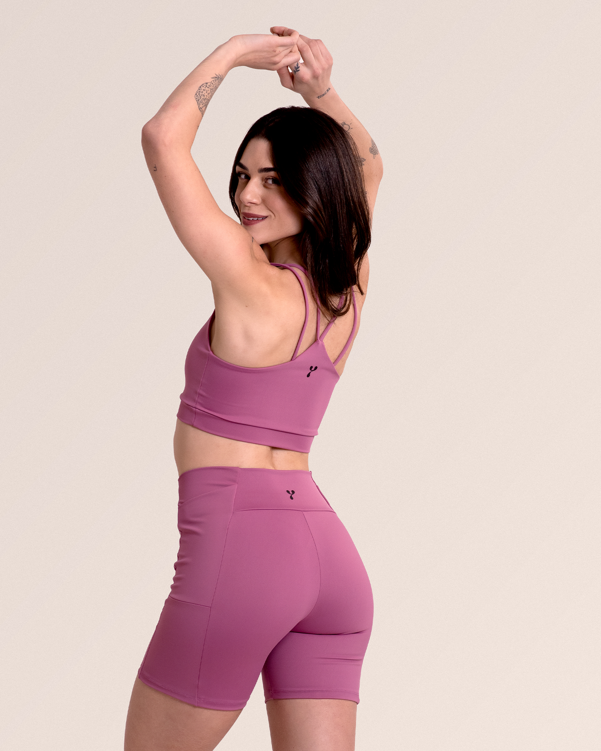 Short Legging Fitness Com Bolso Sem Costura No Gancho