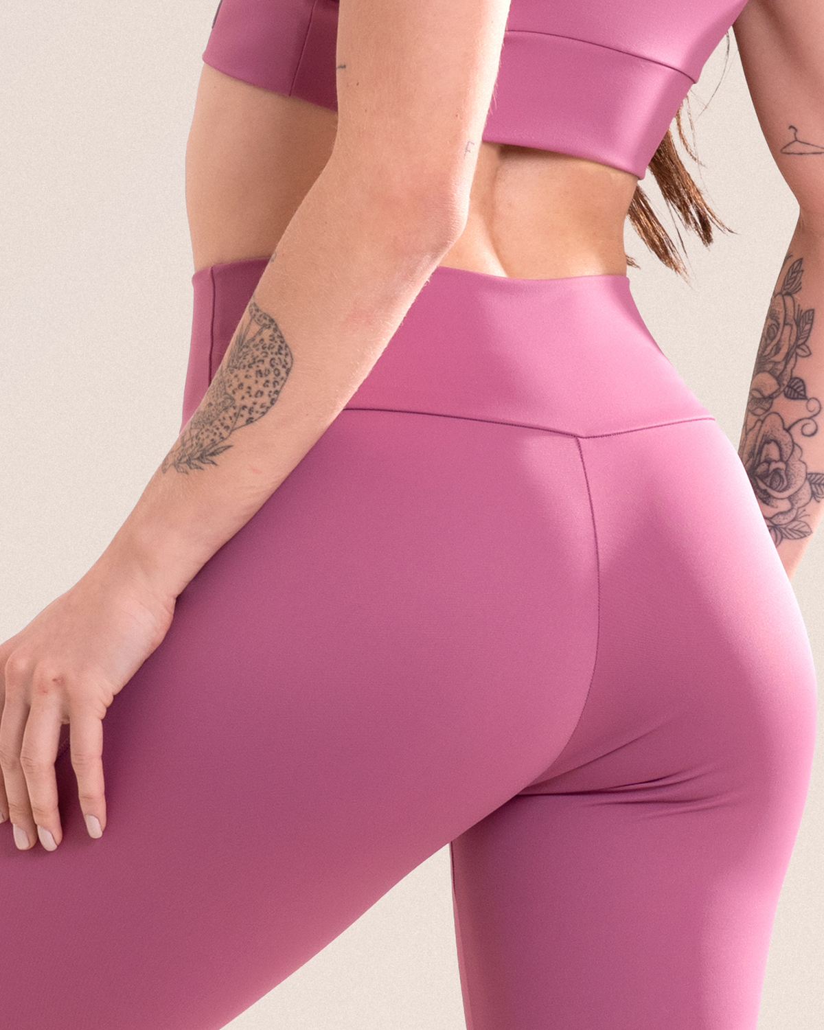 Calça Legging Fitness Sem Costura No Gancho
