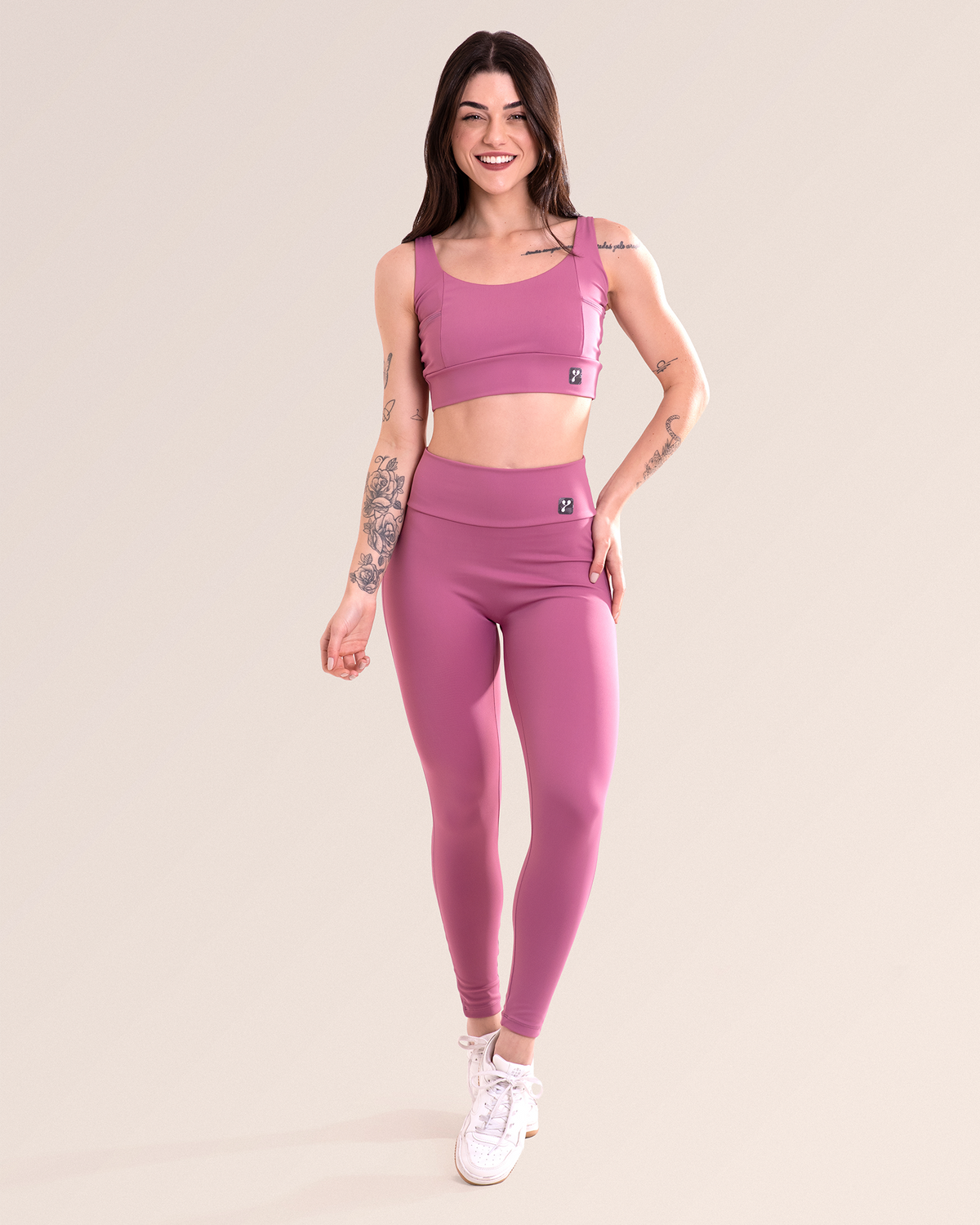 Calça Legging Fitness Sem Costura No Gancho
