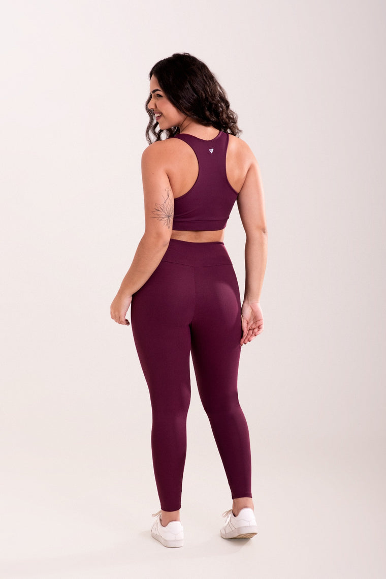 Top Fitness Nadador na cor Preto