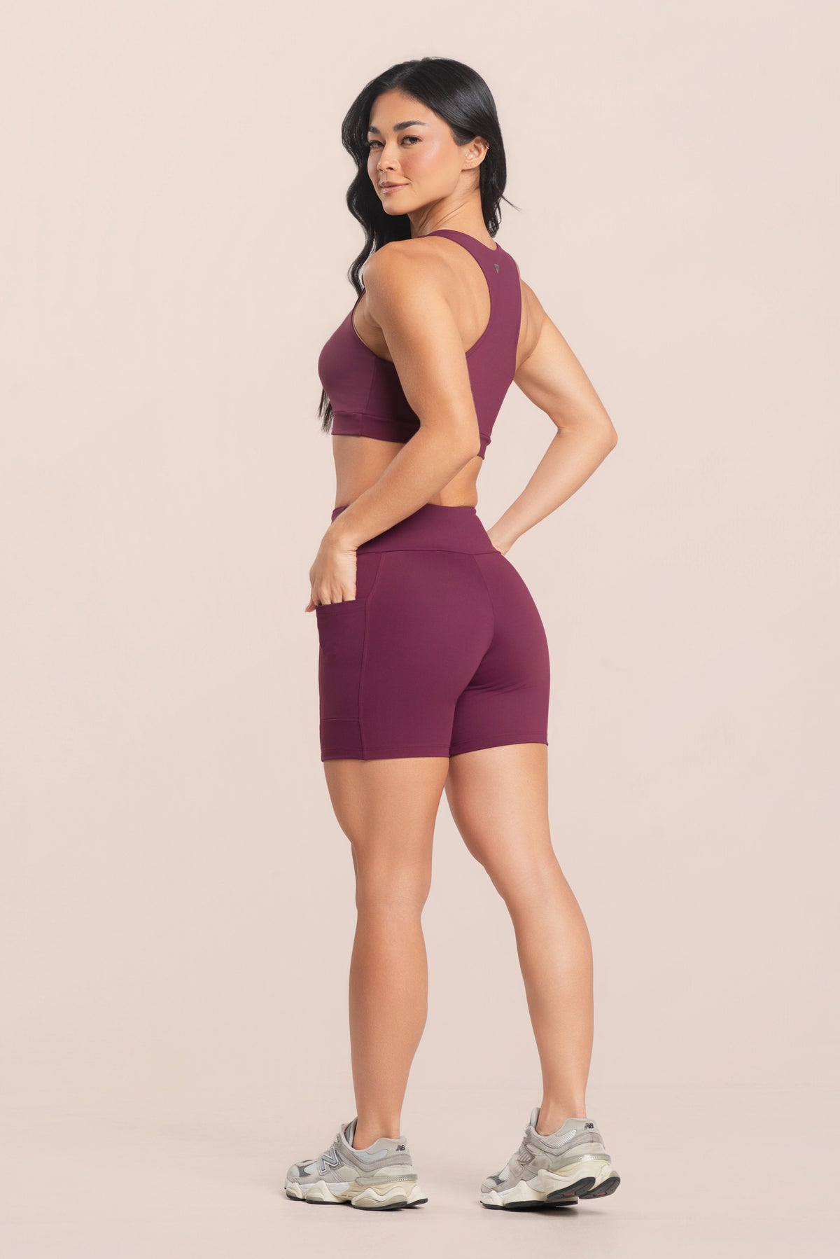 Short Fitness Poliamida Com Bolsos