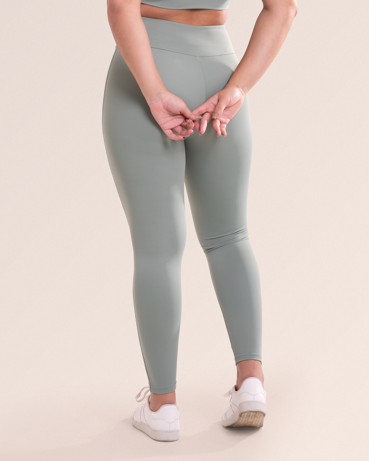 Calça Legging Fitness Sem Costura No Gancho